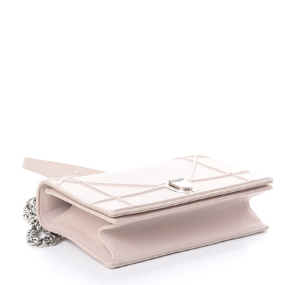 Christian Dior Grained Calfskin Cannage Medium Diorama Flap Bag Rose Poudre 4 of 9