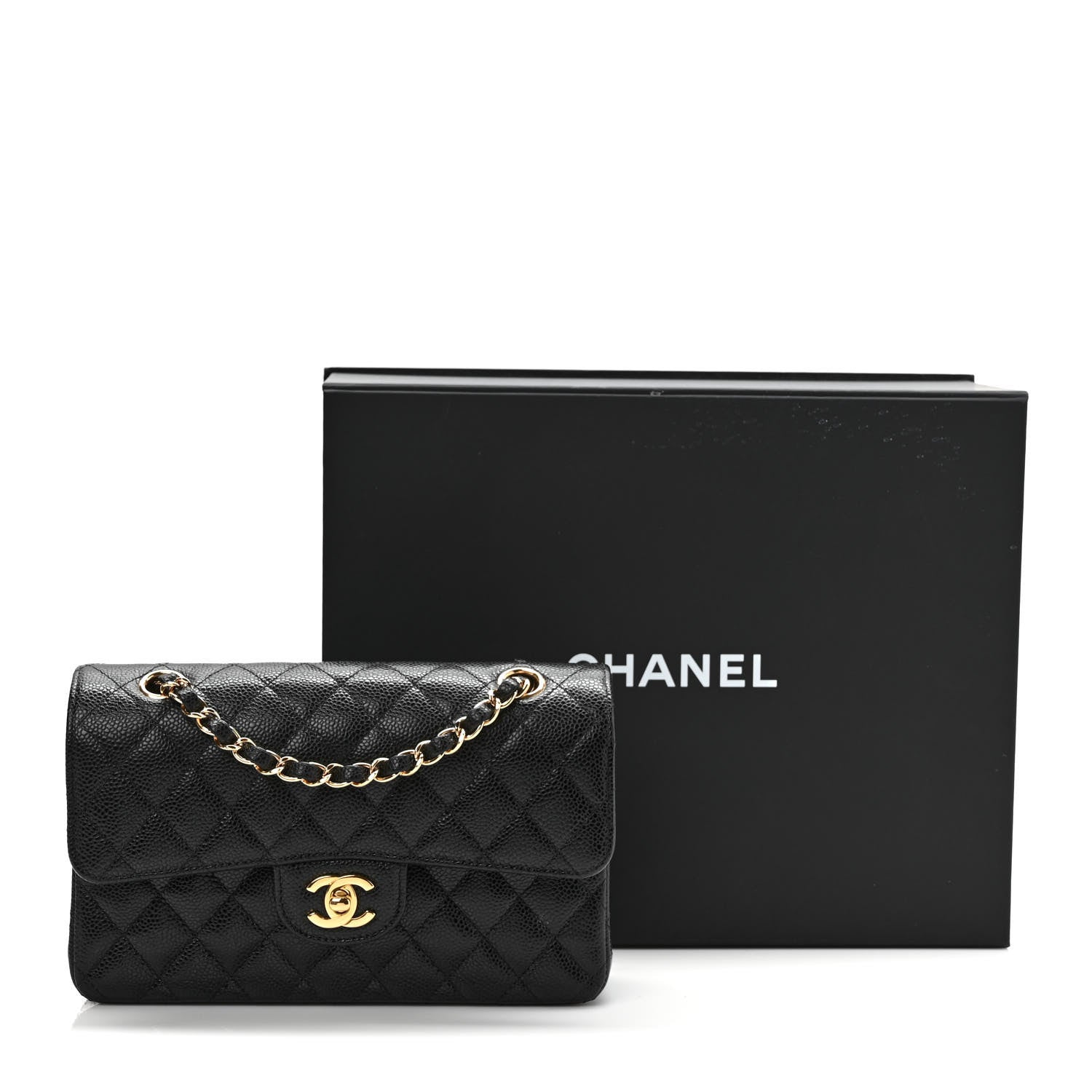 Chanel Caviar Quilted Small Double Flap Black 11 of 11