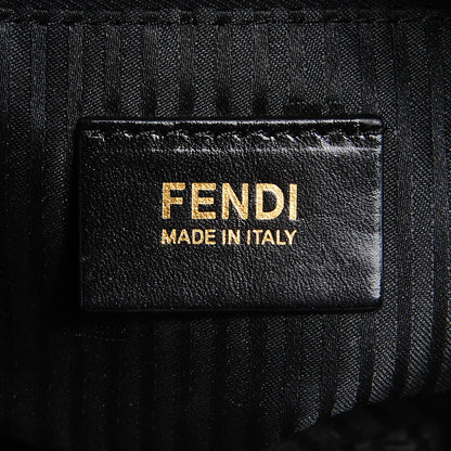 Fendi Patent FF Embossed Forever Mama Baguette Black 6 of 8