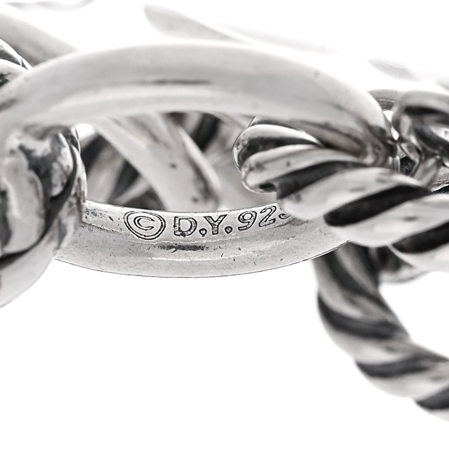 Sterling Silver 5.5mm DY Madison Link Chain Bracelet