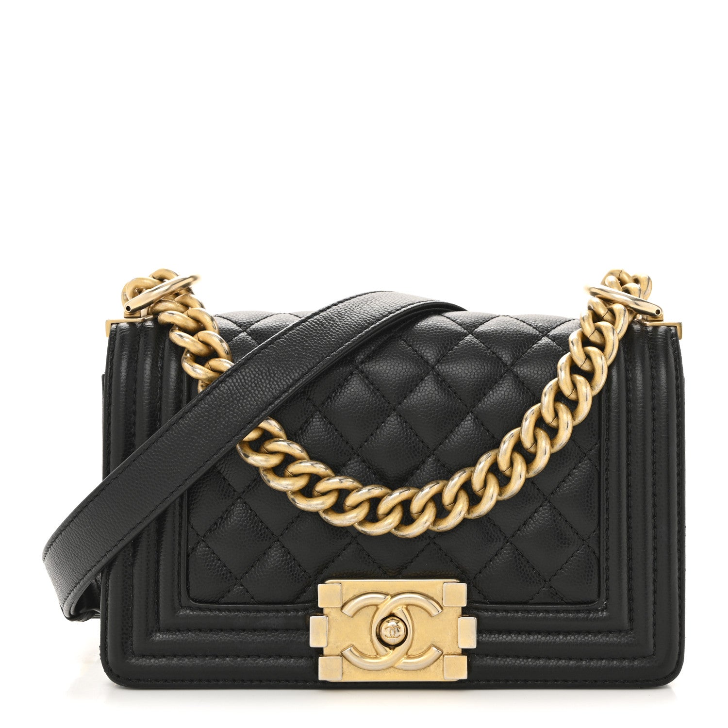 Chanel Caviar Quilted Small Boy Flap Black 1 of 13