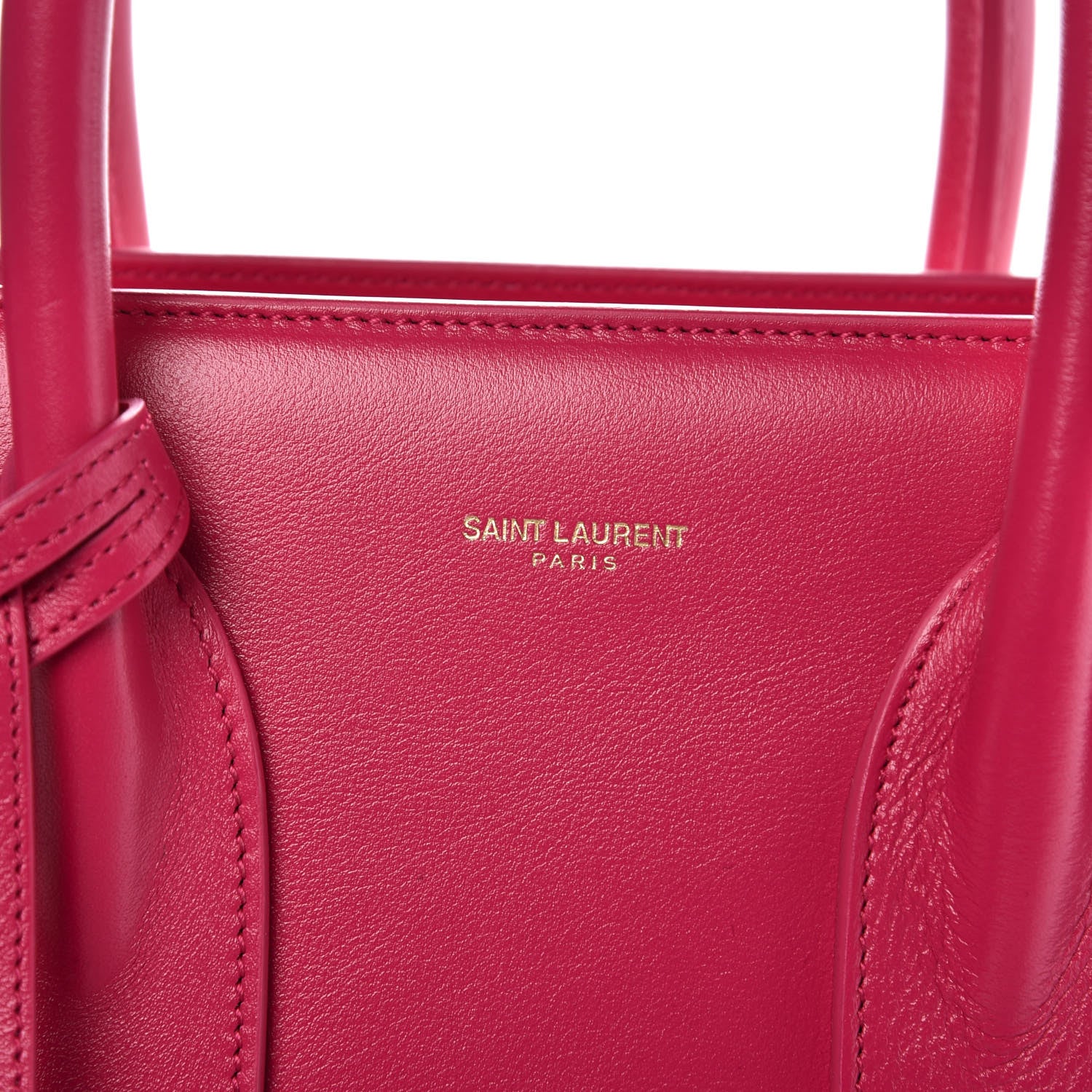 Saint Laurent Calfskin Small Sac De Jour Bubblegum 8 of 11