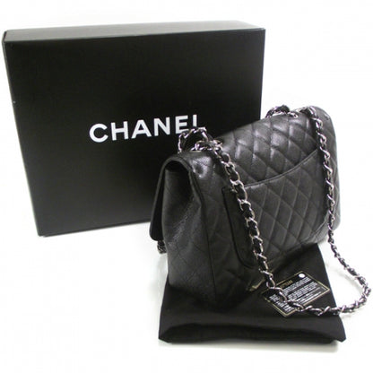 Chanel Caviar Jumbo Single Flap Black 3 of 11