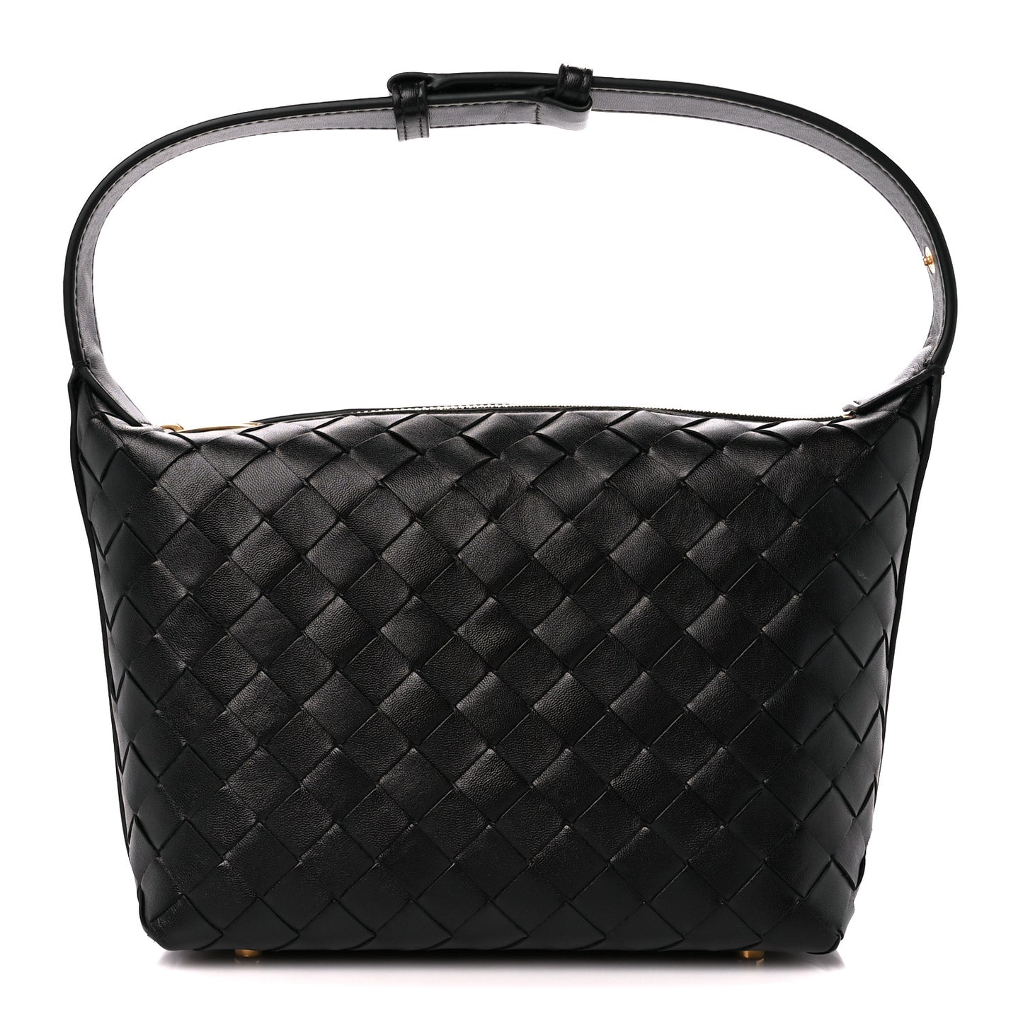 Calfskin Nappa Intrecciato Mini Wallace Black