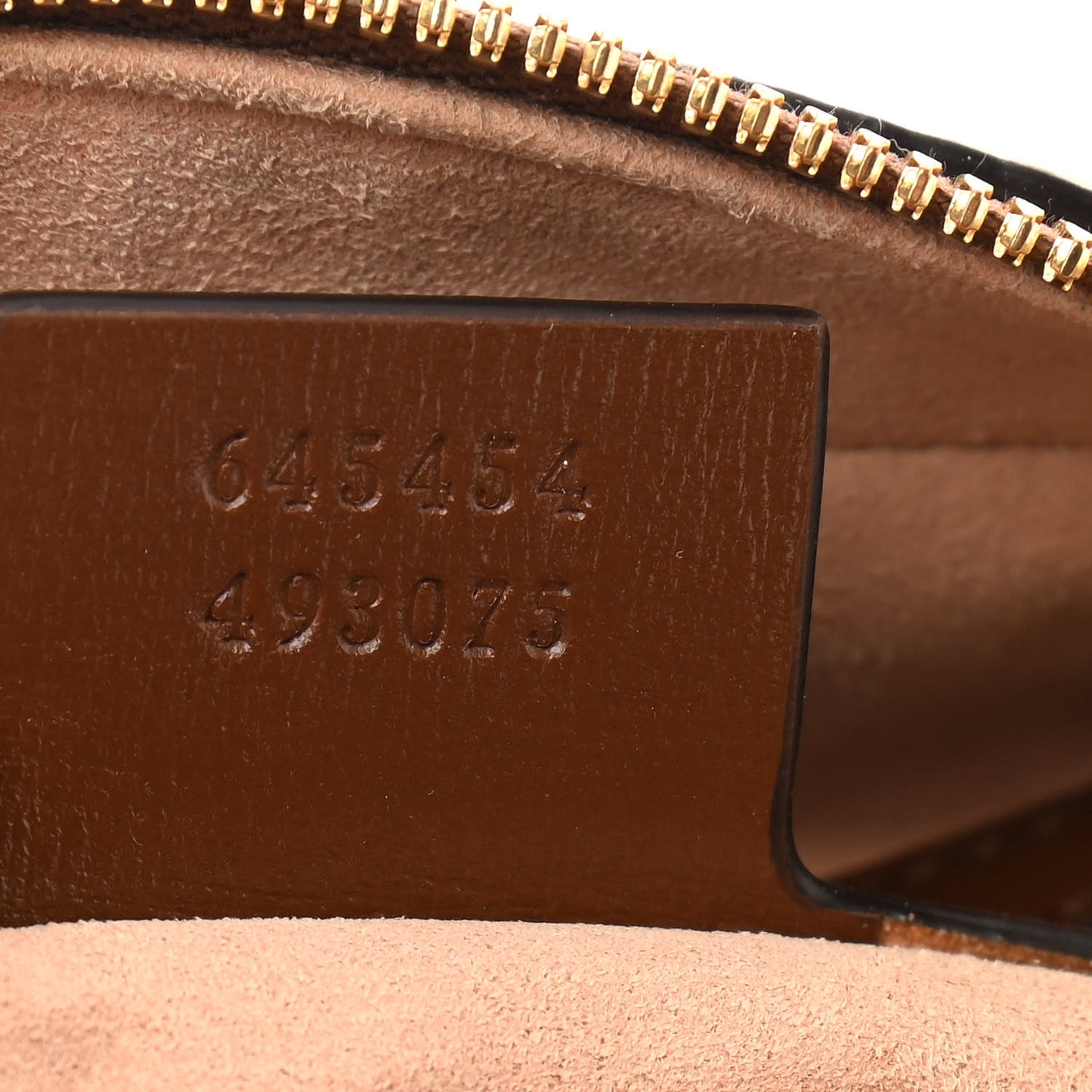 GG Supreme Monogram Small Horsebit 1955 Shoulder Bag Beige Brown Sugar