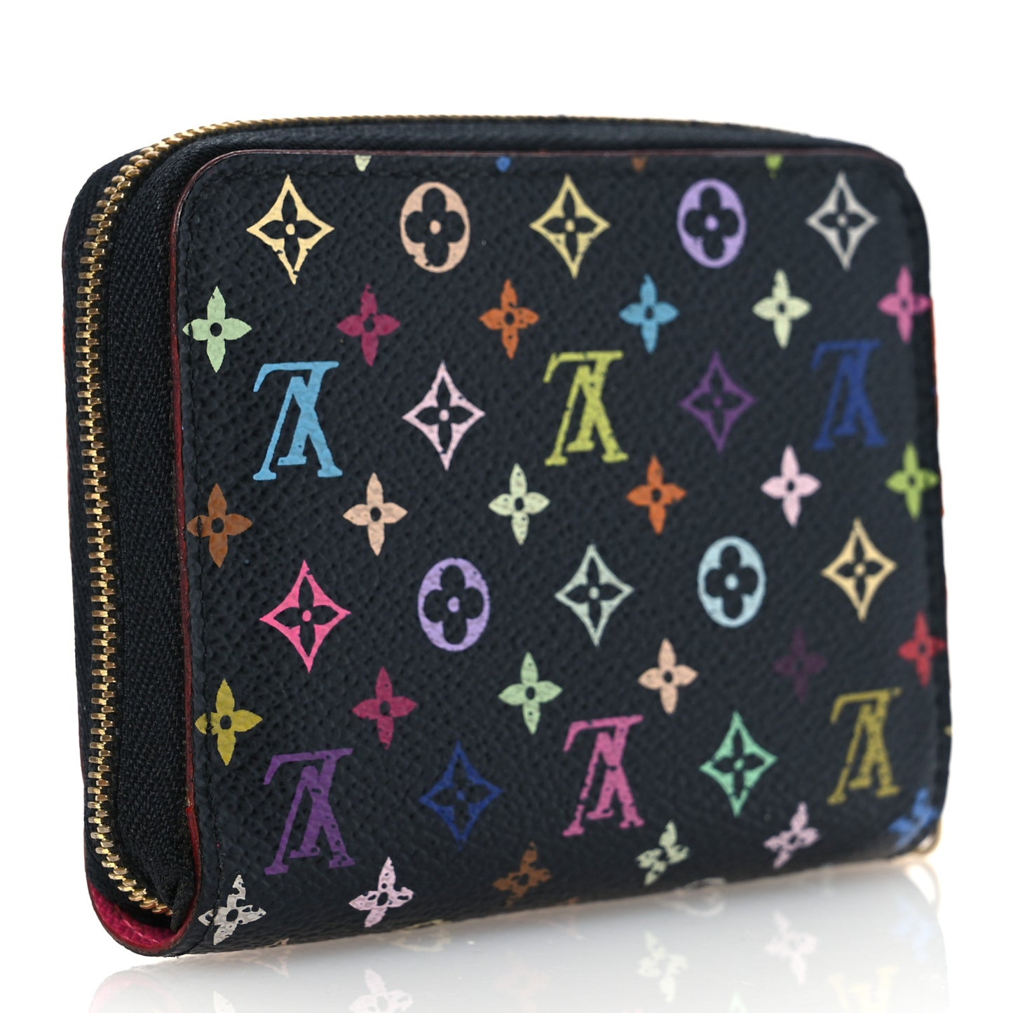 Monogram Multicolor Zippy Coin Purse Black Grenade