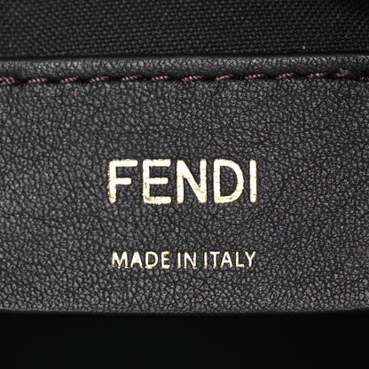 Fendi Sheep Fur Vitello Grace Small Fendigraphy Hobo Midnight 6 of 14