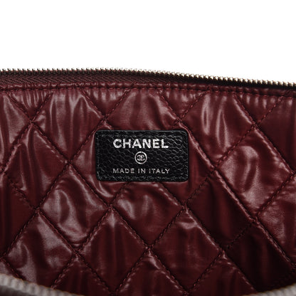 Chanel Caviar Quilted Large Cosmetic Case Black 6 of 7