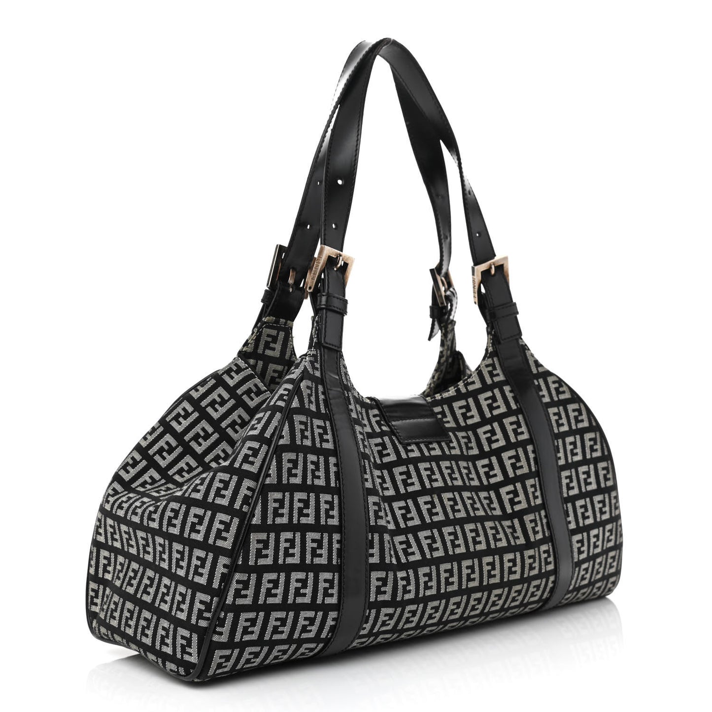 Zucchino Shoulder Bag Black White