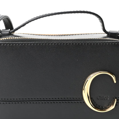 Chloe Shiny Calfskin Mini Vanity C Bag Black 9 of 11