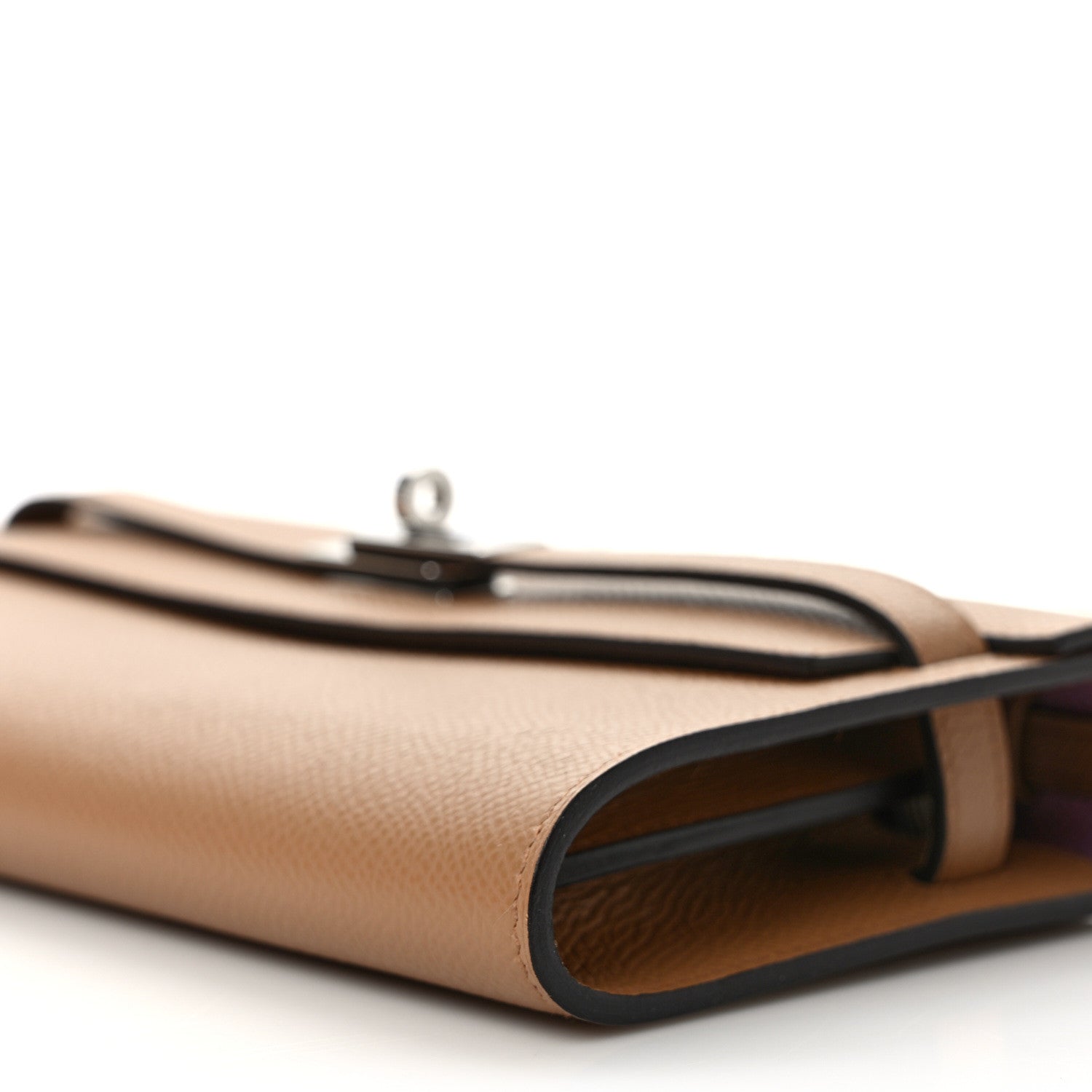 Hermes Epsom Verso Kelly Wallet To Go Chai Mauve Sylvestre 7 of 8