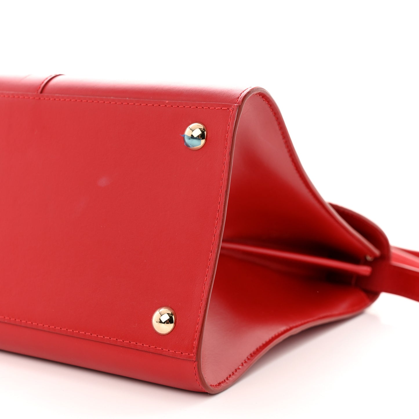 Box Calfskin MM Brillant Satchel Red
