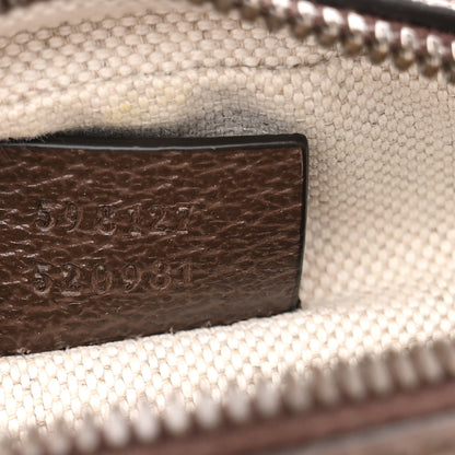 Gucci GG Supreme Monogram Web Mini Ophidia Messenger Brown 7 of 10