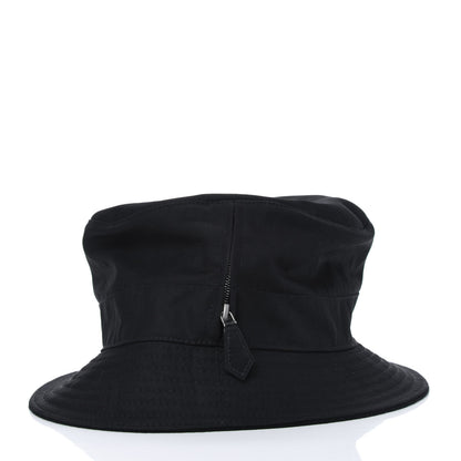 Hermes Cotton Bucket Hat 58 Black 2 of 5