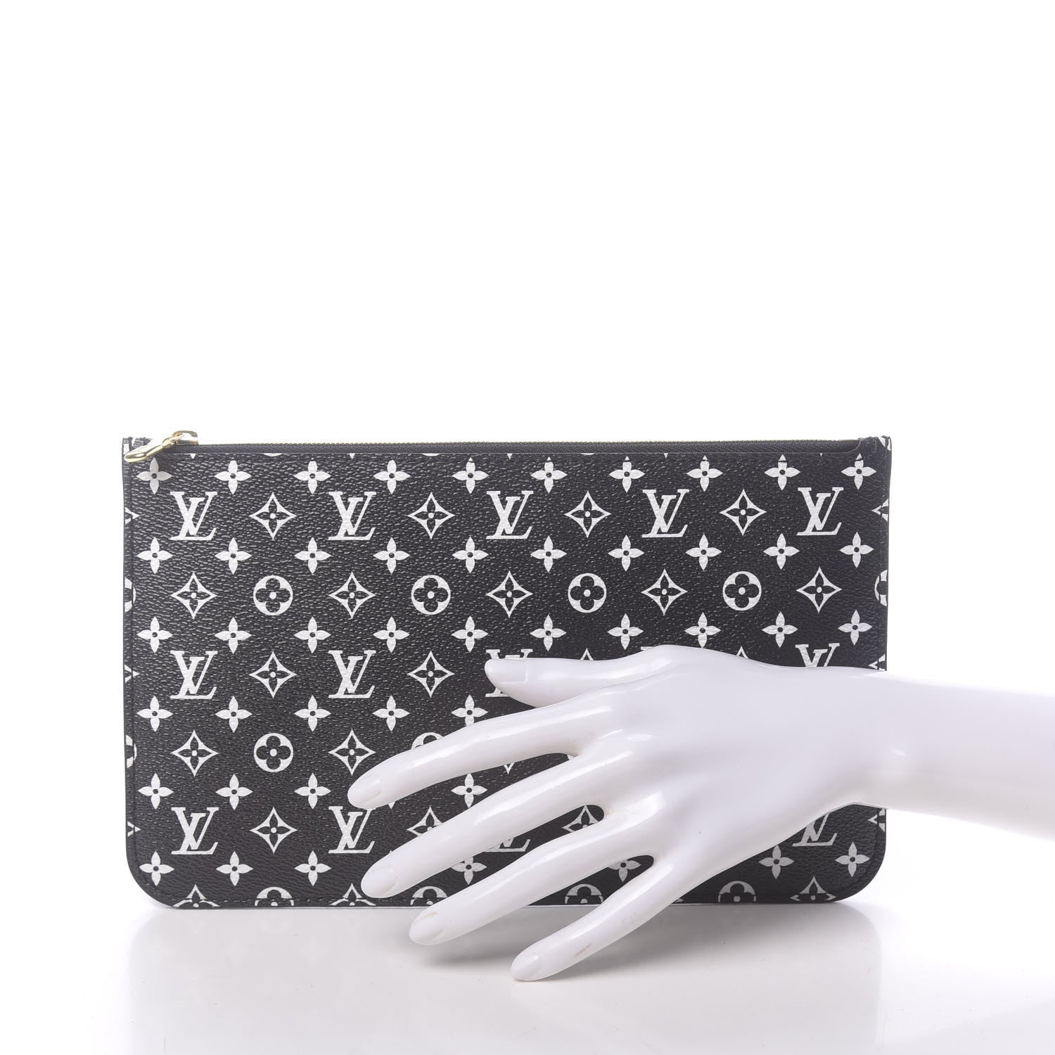 Louis Vuitton Monogram Giant Jungle Neverfull MM GM Pochette Black 2 of 6