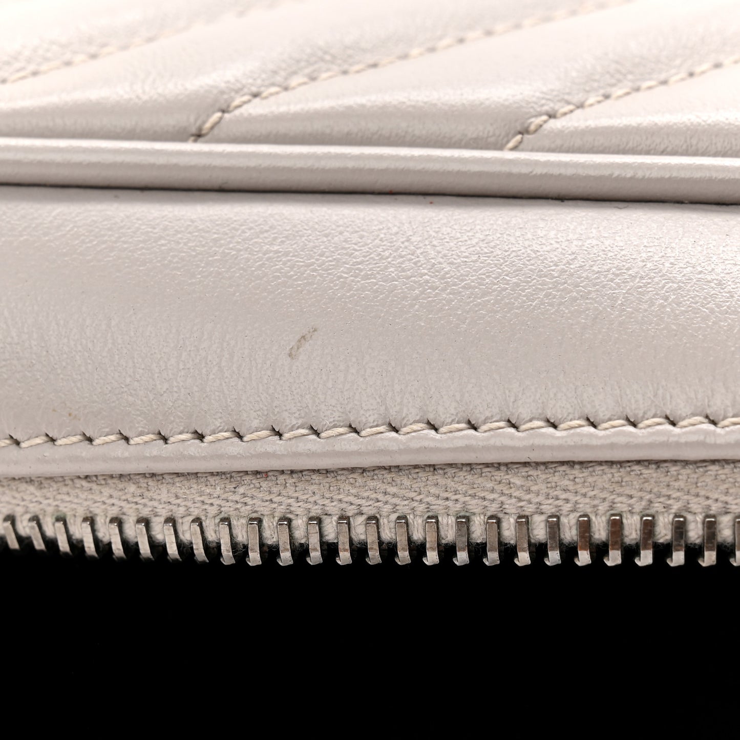 Calfskin Matelasse Monogram Lou Camera Bag Granite