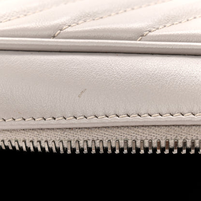 Saint Laurent Calfskin Matelasse Monogram Lou Camera Bag Granite 10 of 10
