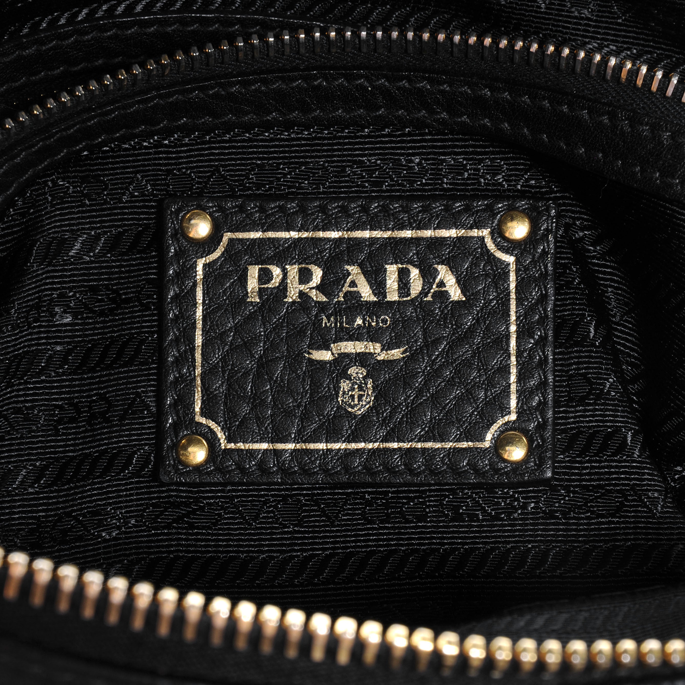 Prada Vitello Daino Boston Bag Black 59099 – FASHIONPHILE