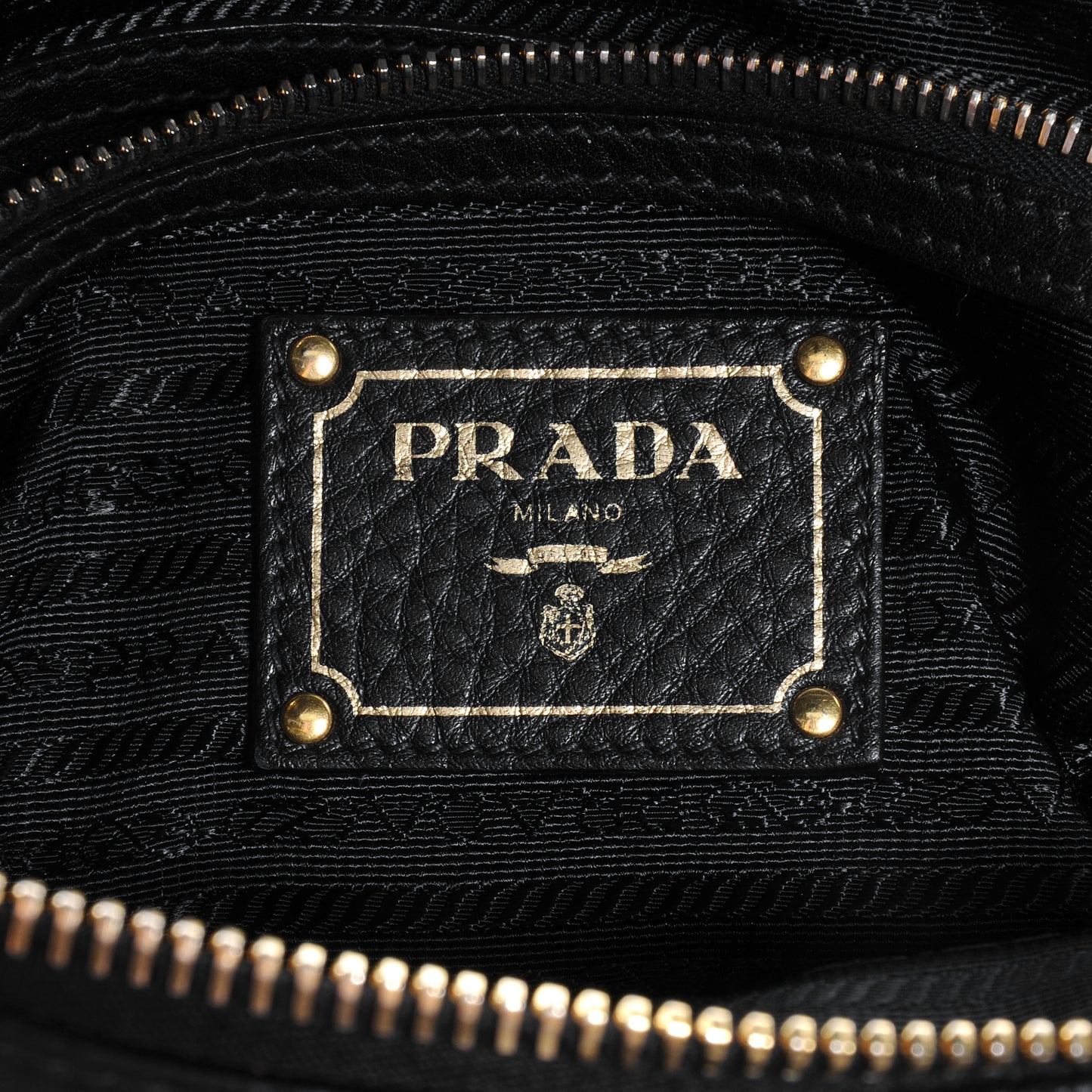 Vitello Daino Boston Bag Black
