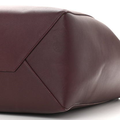 Celine Smooth Calfskin Small Belt Cabas Phantom Burgundy 10 of 13