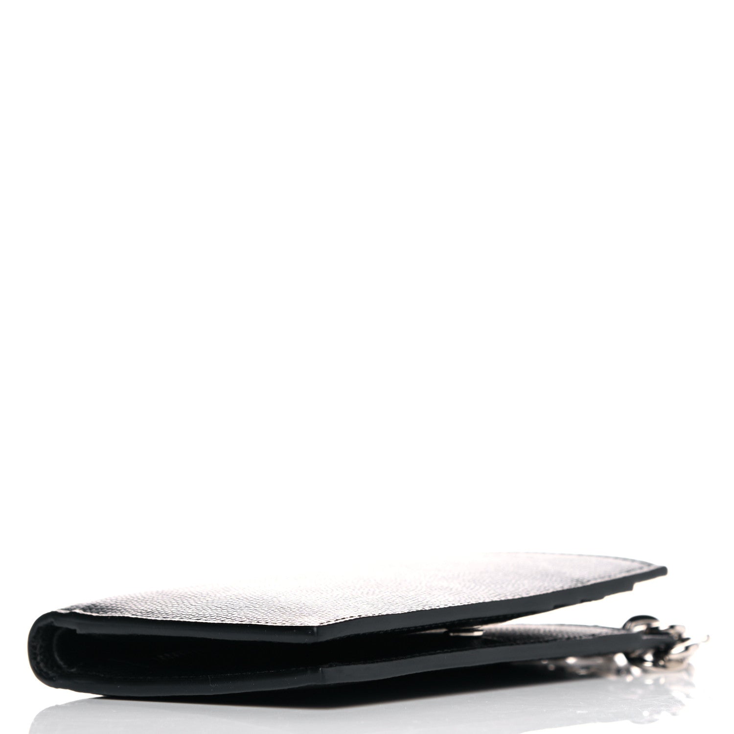 Saint Laurent Grain De Poudre North South Chain Wallet Black 3 of 7