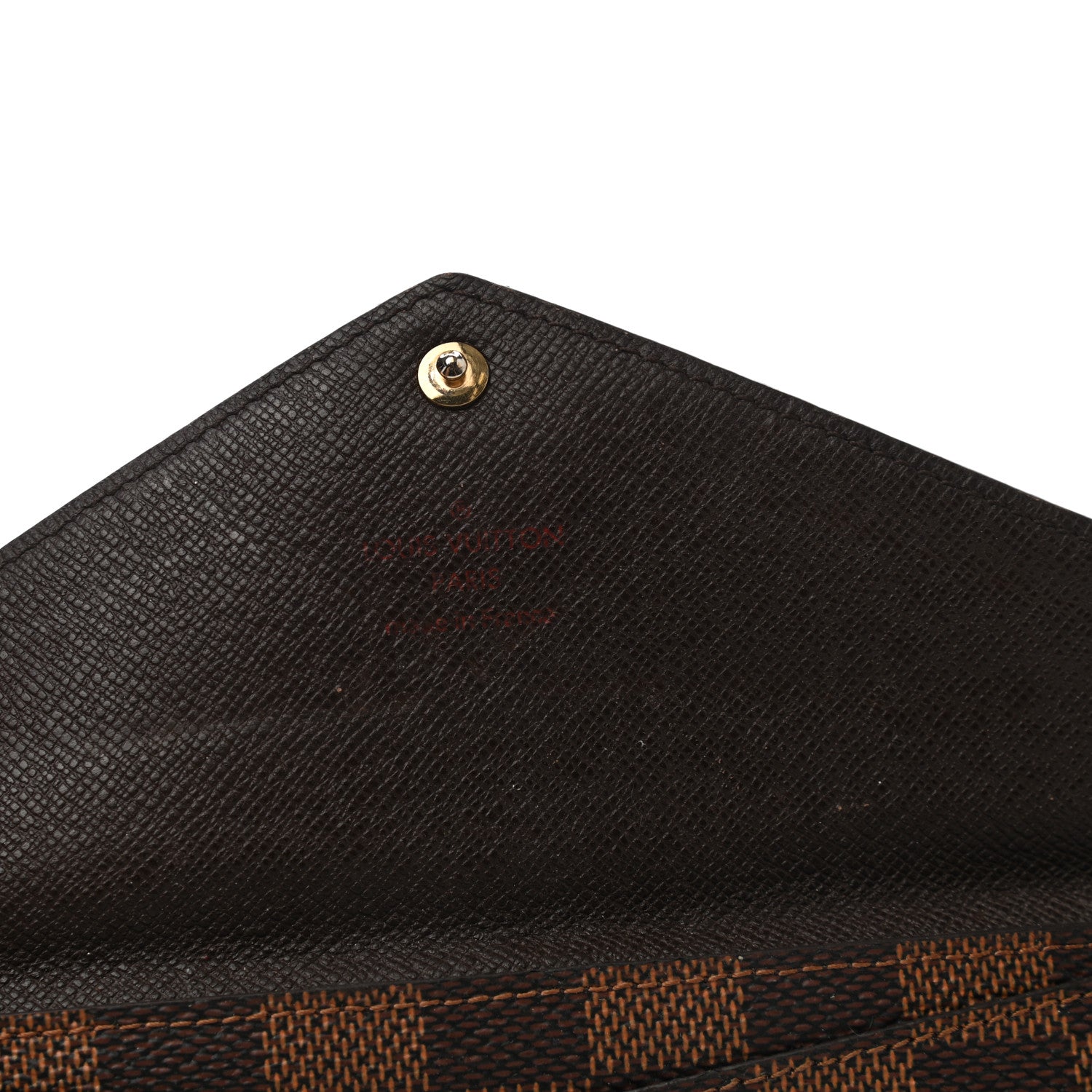 Louis Vuitton Damier Ebene Long Origami Wallet 7 of 10