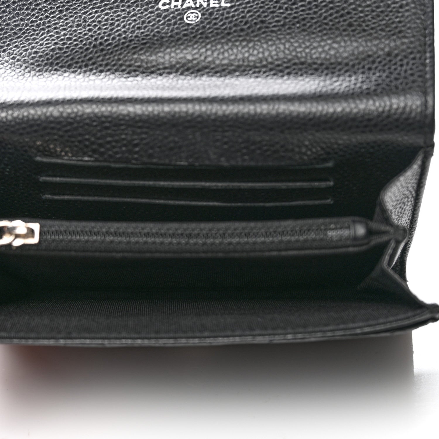 Chanel Caviar Quilted Small Flap Wallet Black 5 of 8