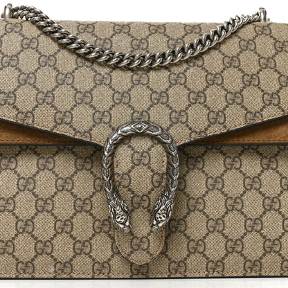 Gucci GG Supreme Monogram Medium Dionysus Shoulder Bag Taupe 8 of 11