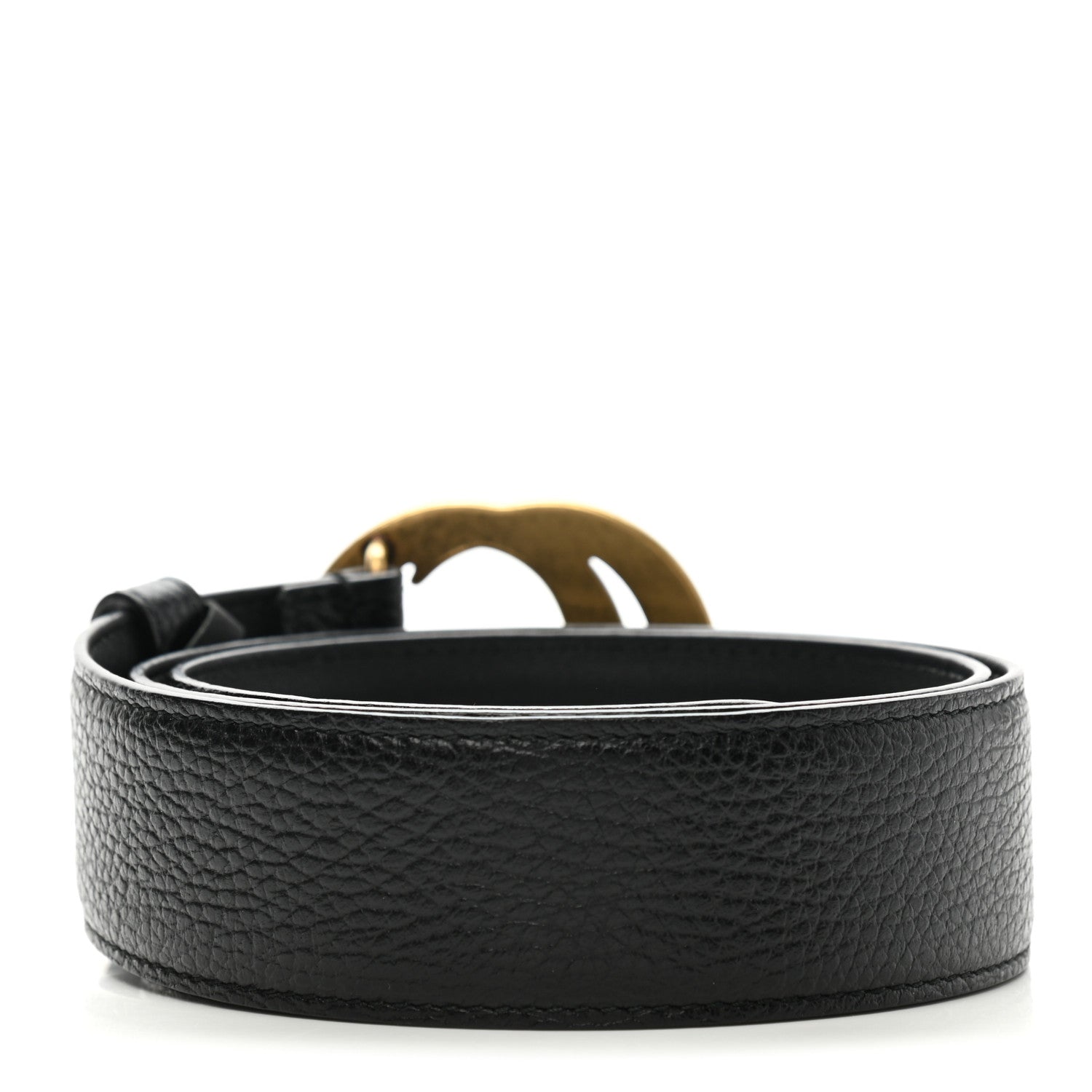 Gucci Dollar Calfskin Interlocking G Belt 85 34 Black 2 of 5