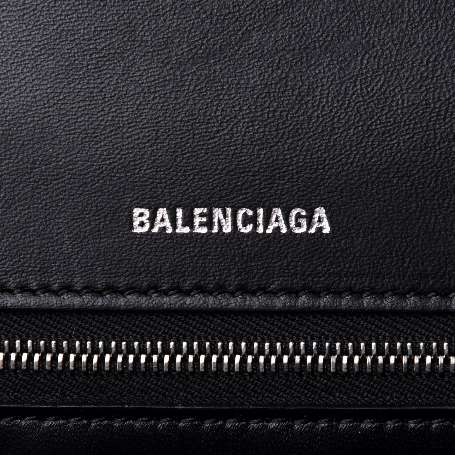 Balenciaga Grained Calfskin Medium Hourglass Top Handle Bag Black 7 of 9