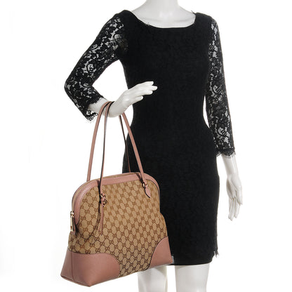 Gucci Monogram Medium Bree Shoulder Bag Dark Cipria 2 of 7