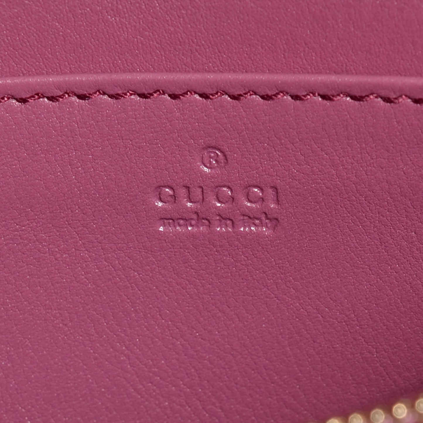 Microguccissima Travel Document Case Pink