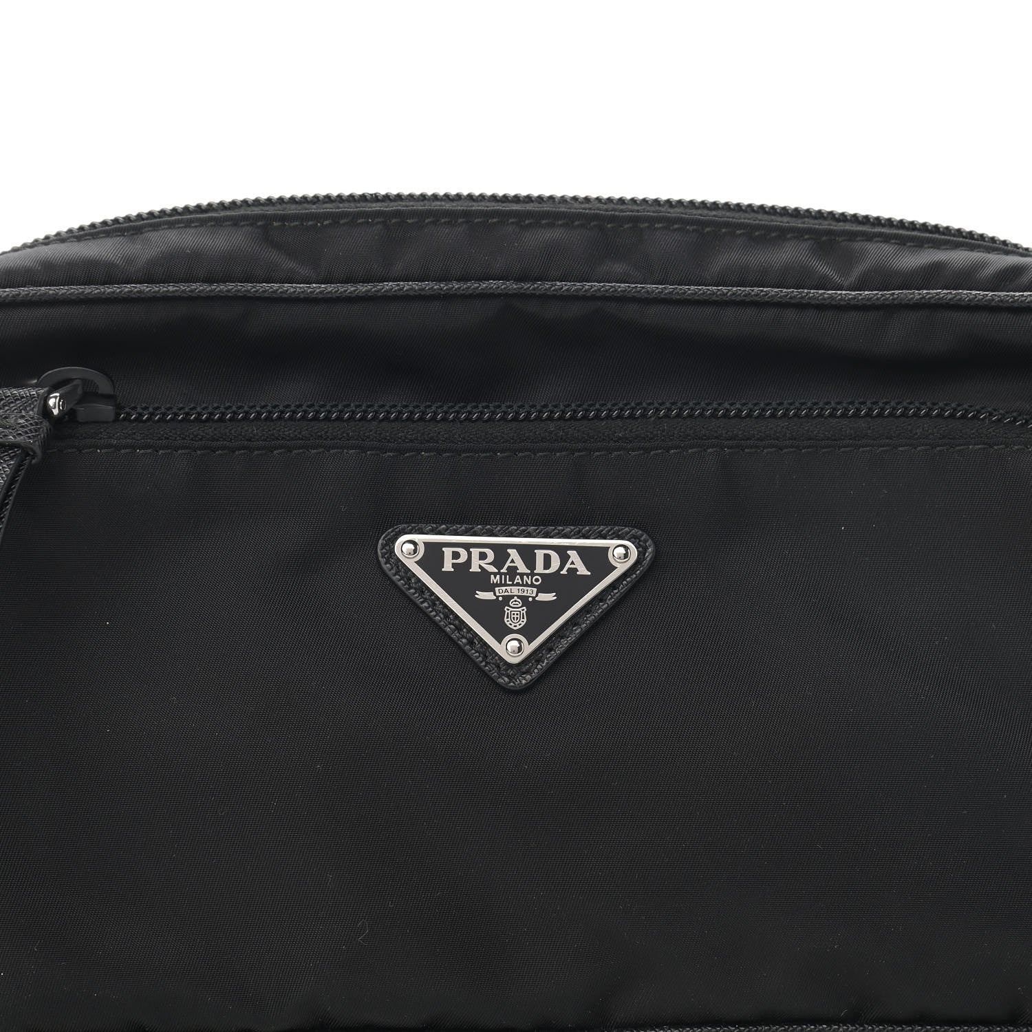Prada Tessuto Nylon Belt Bag Black 9 of 11