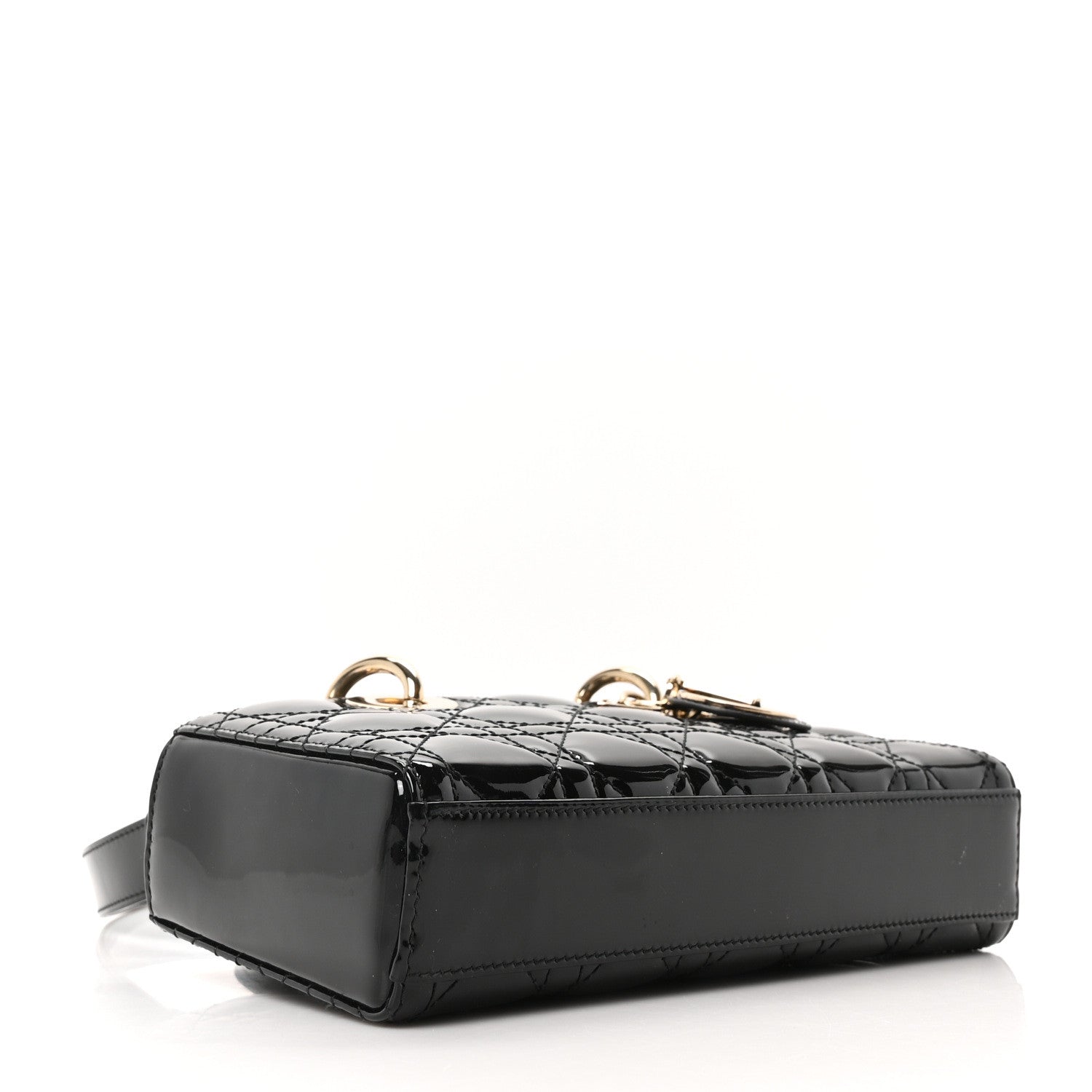 Christian Dior Patent Cannage Small Lady D-Joy Black 4 of 10