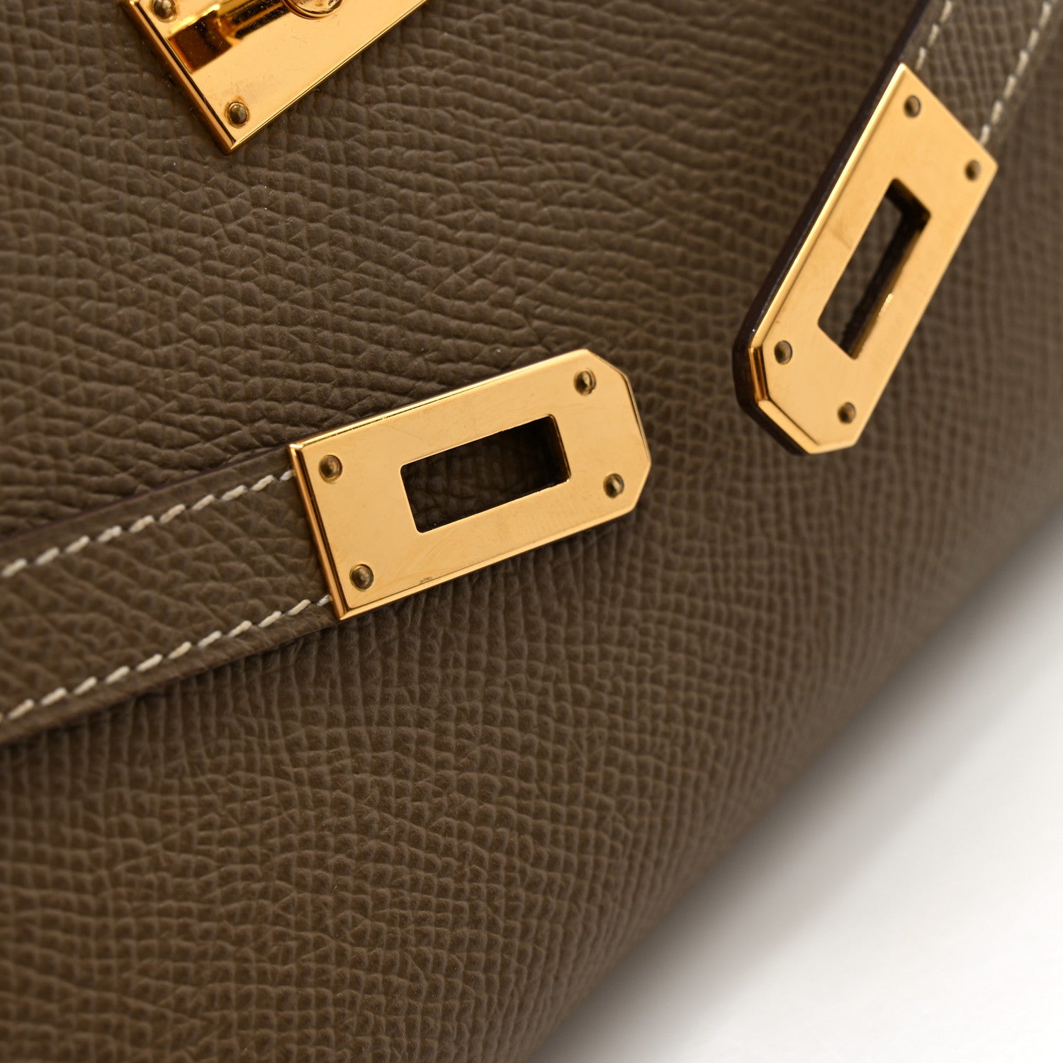 Hermes Epsom Kelly Longue Wallet Etoupe 9 of 11