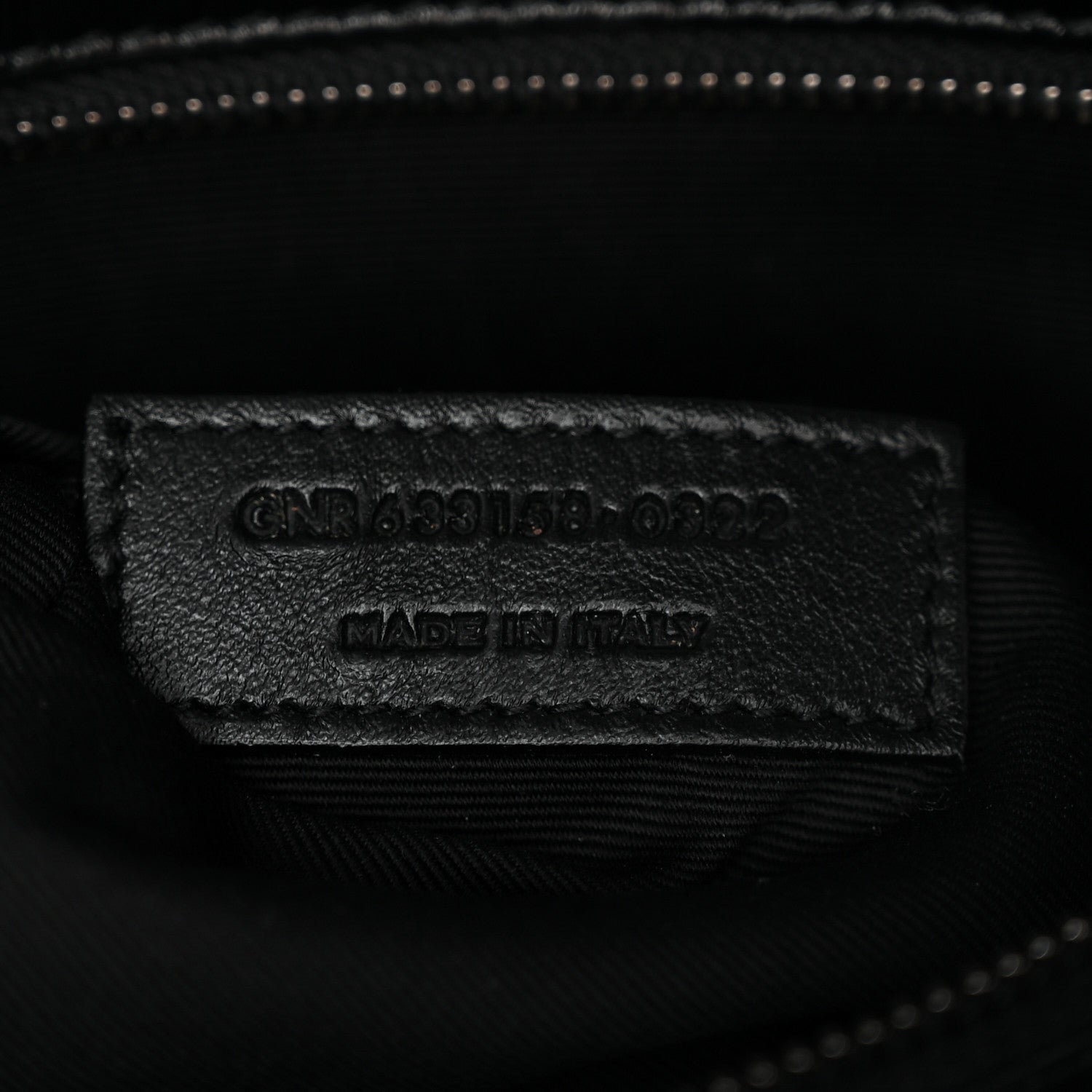 Saint Laurent Crinkled Calfskin Matelasse Monogram Medium Niki Chain Satchel Black 7 of 10
