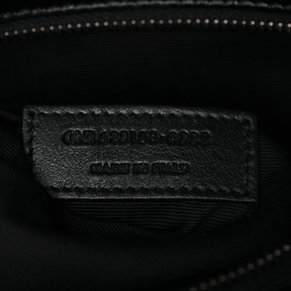 Saint Laurent Crinkled Calfskin Matelasse Monogram Medium Niki Chain Satchel Black 7 of 10