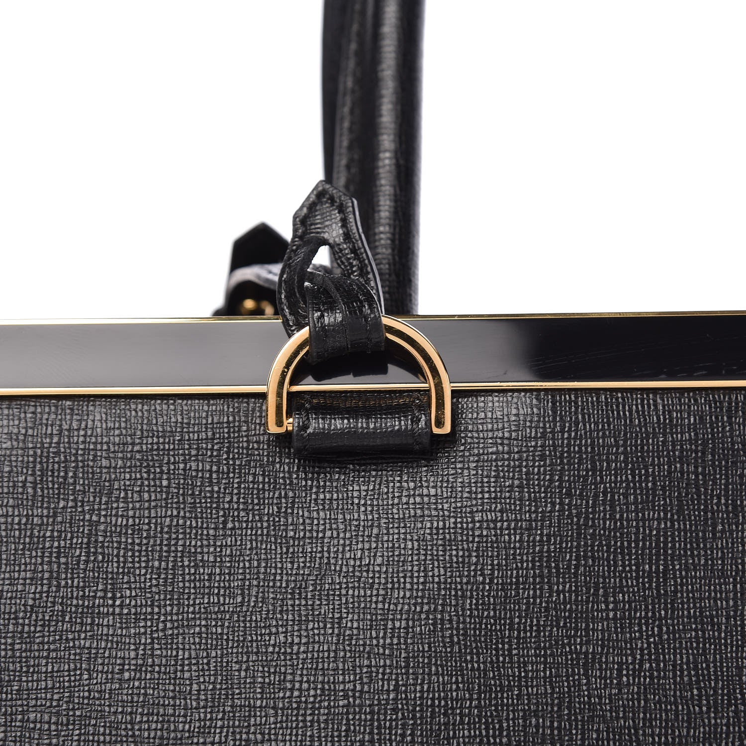 Fendi Vitello Elite Regular 2Jours Tote Black 12 of 16