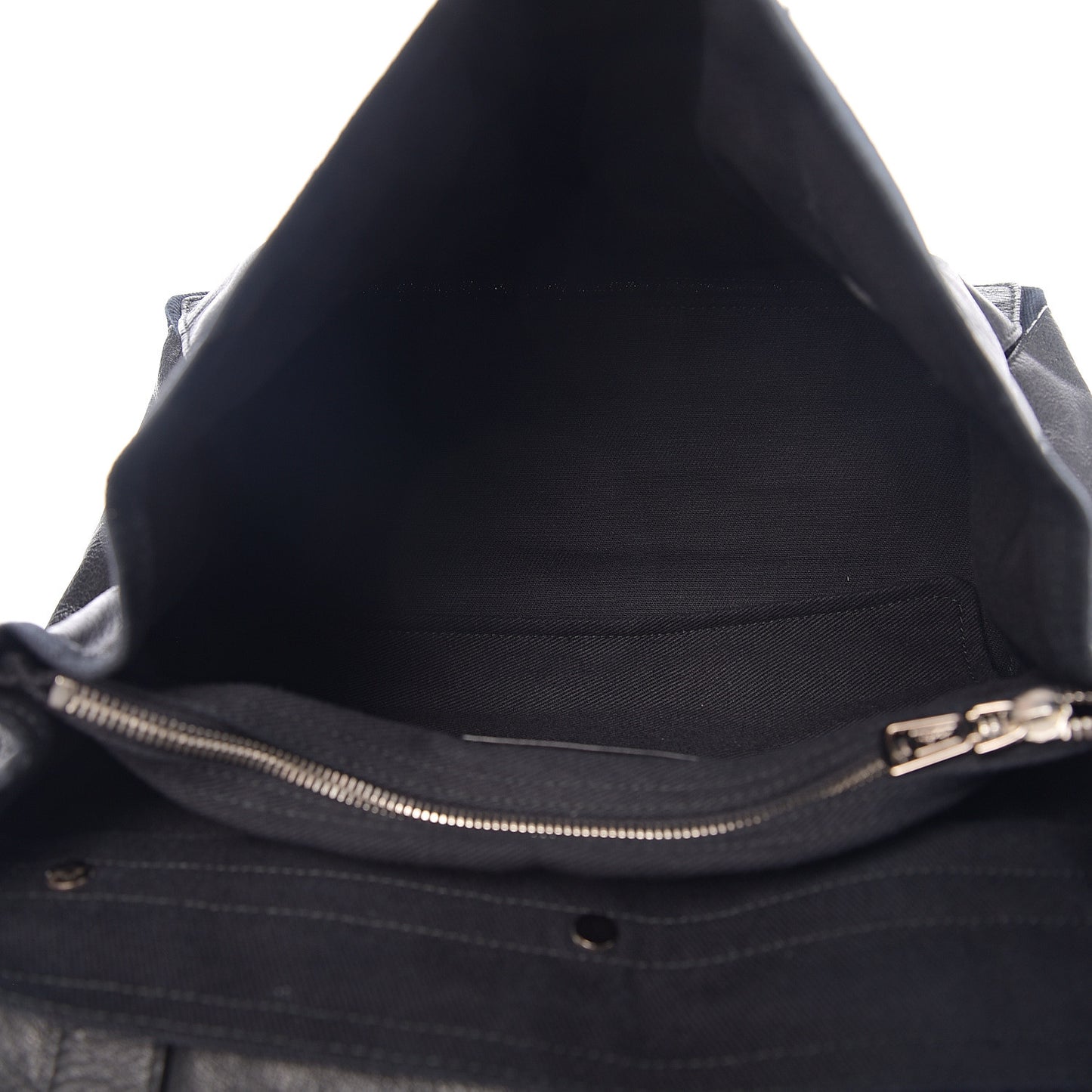 Calfskin Canvas Medium Muse Two Black