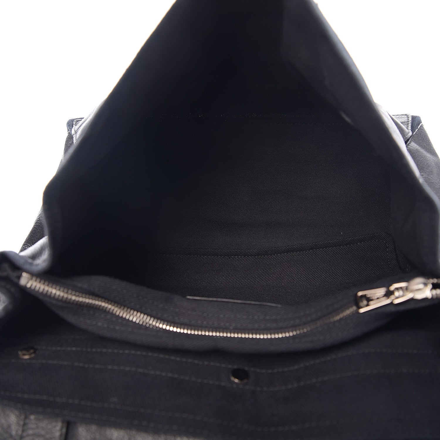 Saint Laurent Calfskin Canvas Medium Muse Two Black 4 of 9