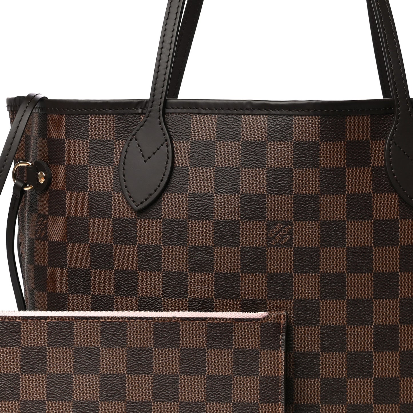 Damier Ebene Neo Neverfull MM Rose Ballerine
