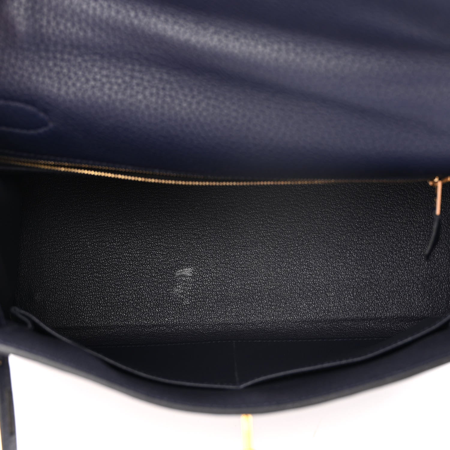 Hermes Togo Kelly Retourne 28 Bleu Nuit 5 of 14