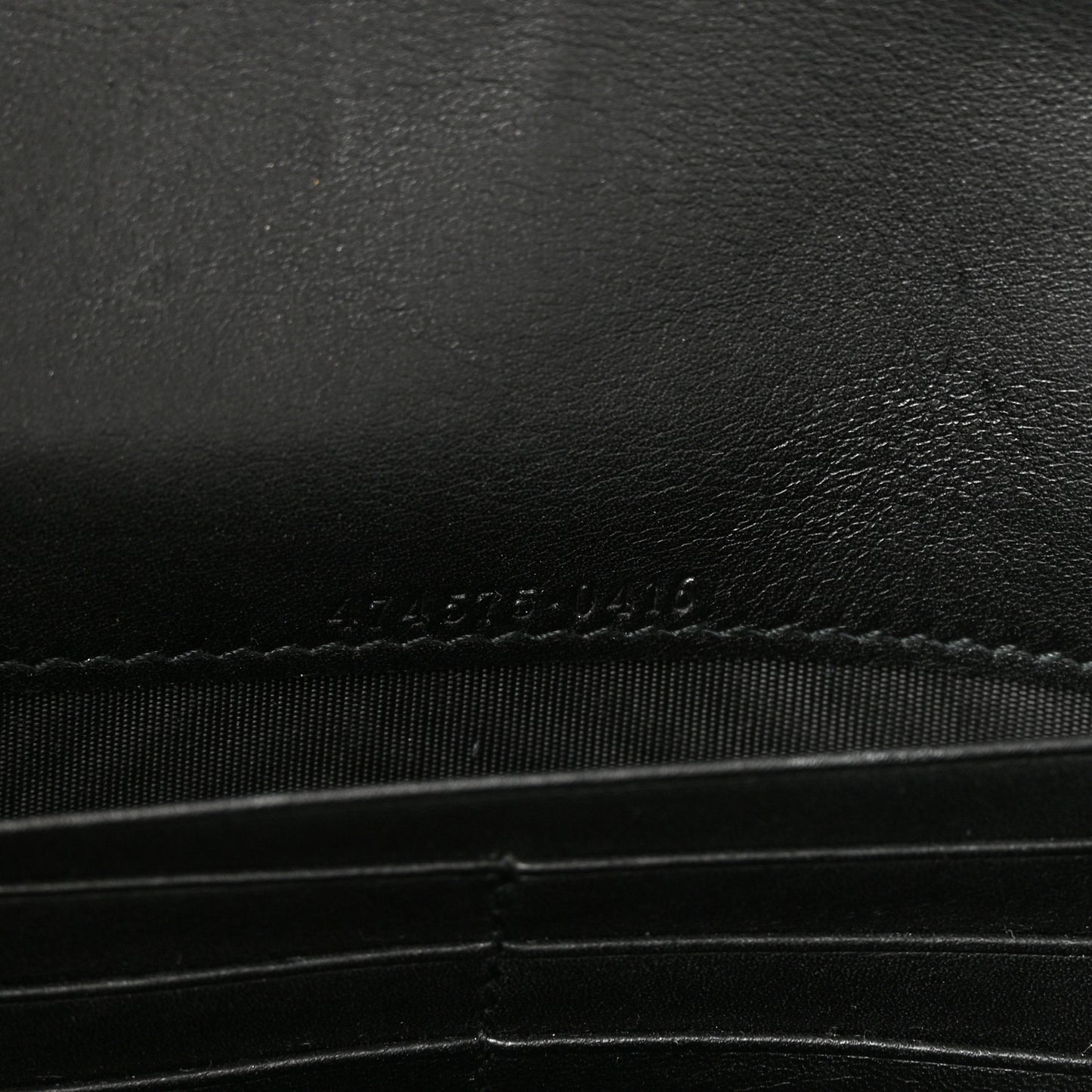Velvet Matelasse GG Marmont Chain Wallet Black