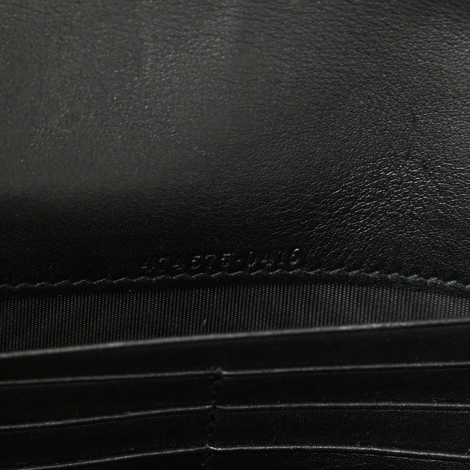 Gucci Velvet Matelasse GG Marmont Chain Wallet Black 7 of 18