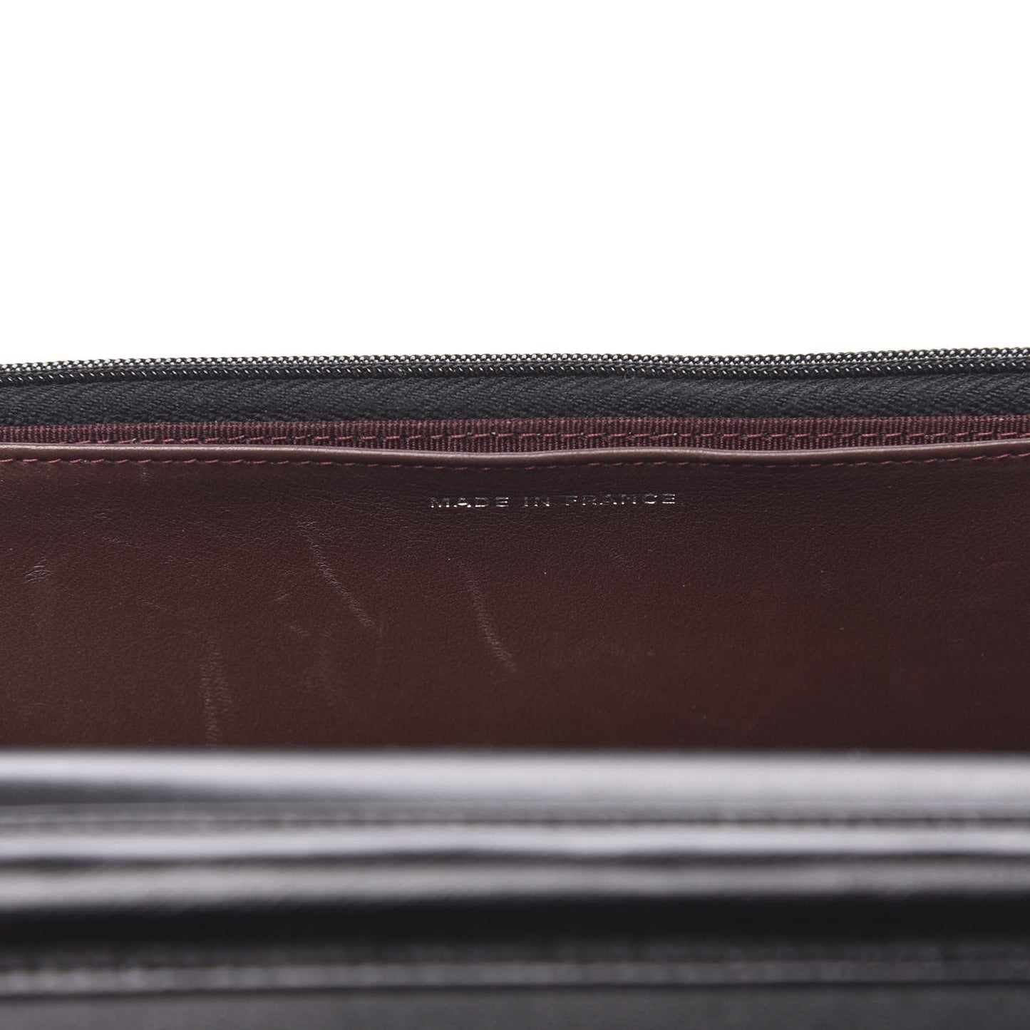 Lambskin Quilted Wallet On Chain WOC Black