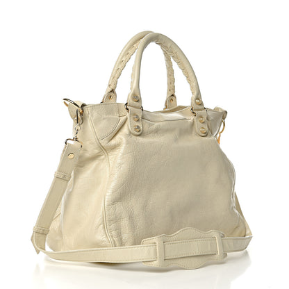 Balenciaga Agneau Giant 12 Gold Hardware Velo Blanc Creme Light Craie 2 of 9