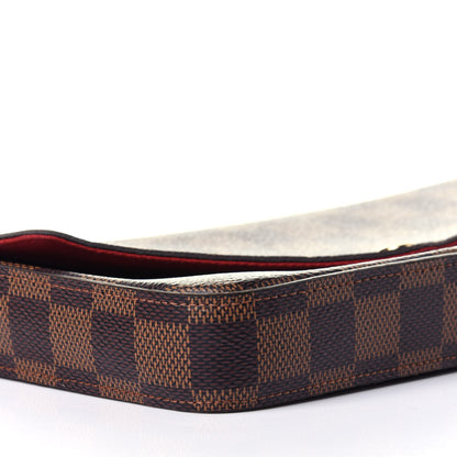 Louis Vuitton Damier Ebene Pochette Felicie Chain Wallet 7 of 11