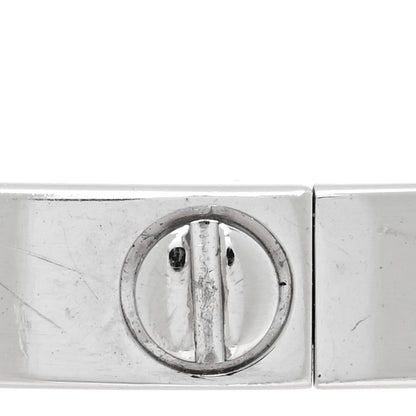 Cartier 18K White Gold 10 Diamond Small LOVE Bracelet 19 4 of 5