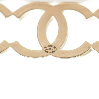 Chanel Metal CC Hair Clip Barrette Gold 4 of 4