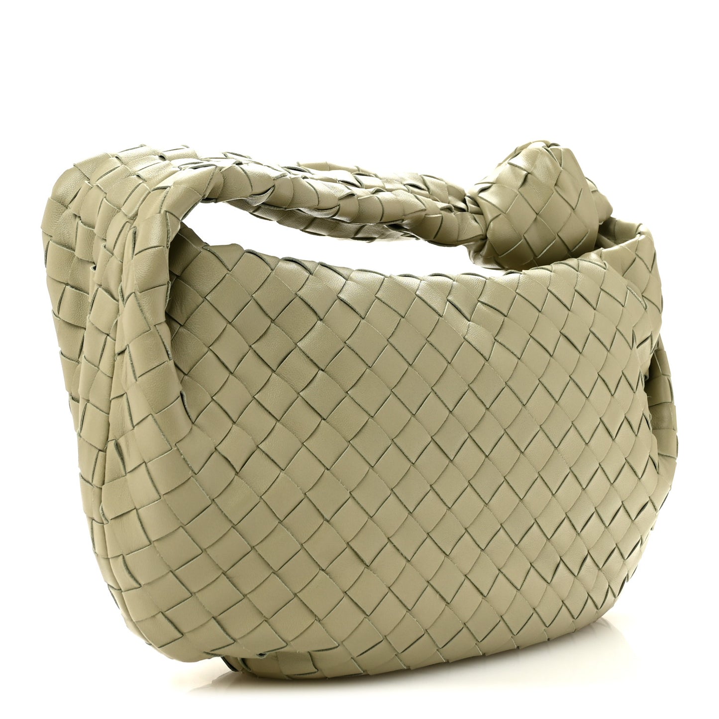 Nappa Intrecciato Teen Jodie Hobo Travertine
